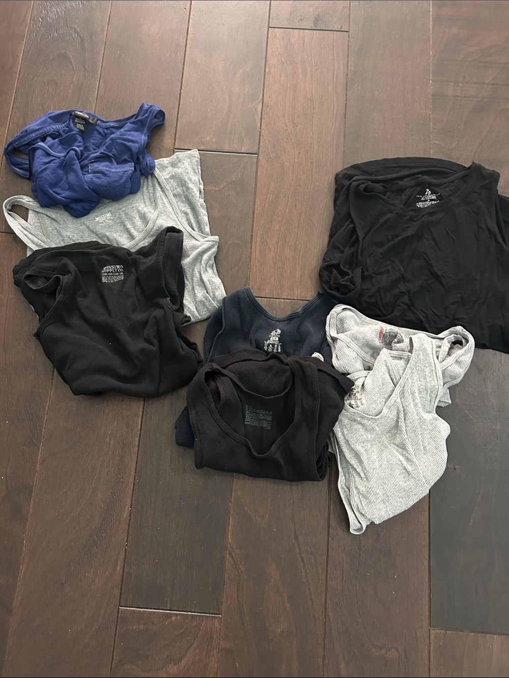 Women’s Basic Tank Top Bundle - Black, Gray, Navy, Blue - Unbranded